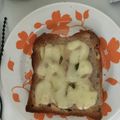 クック1FX93J☆'s cooksnap of when they made 簡単！おやつにも！大人気バナナトースト！.