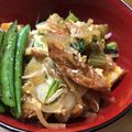 aihamu's cooksnap of when they made m竹輪ともやしの玉子丼.