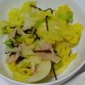 ヨシヨッシー's cooksnap of when they made ＊キャベツとツナと塩昆布の和え物＊.