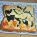きらり流れ星's cooksnap of when they made チーズとほうれん草のトースト.