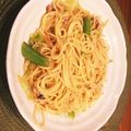 ｃｈｅｒｒｙ６２'s cooksnap of when they made サバと春野菜のピリ辛パスタ⁂缶詰で簡単.
