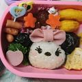 雪だるま⭐'s cooksnap of when they made キャラ弁 ツムツム ミニーマウス.