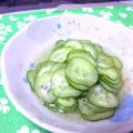 ぬかり's cooksnap of when they made 楽チン！きゅうりの酢の物.