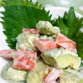 みっくママ's cooksnap of when they made アボカドとカニカマのわさびマヨ和え.