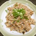 ジョングレ's cooksnap of when they made きのこと白滝のダイエット納豆チャーハン♡.