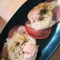 Kaikorokke's cooksnap of when they made ベーシック☆底ひきハムのハムエッグ.