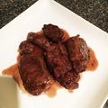 Oxnard_KK's cooksnap of when they made ラム肉のステーキ～バルサミコソース～.