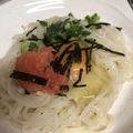 nomi52's cooksnap of when they made 簡単すぎる明太釜玉うどん.
