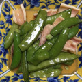 ながぴー♧'s cooksnap of when they made いかとスナップエンドウの柚胡椒炒め.