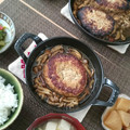 あず7225's cooksnap of when they made きのこだらけの♪❇煮込みハンバーグ♪❇.
