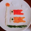 いくえちゃん！'s cooksnap of when they made こどもの日に☆鯉のぼり離乳食.