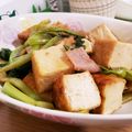 dobachi's cooksnap of when they made チンゲン菜厚揚げのバターオイスター炒め.