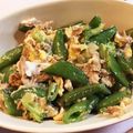 kanjuna's cooksnap of when they made ツナとスナップえんどうの卵炒め.