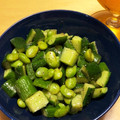 あっこつんつんつん's cooksnap of when they made 叩ききゅうりと枝豆の中華炒め＊.