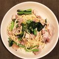 リリンgo's cooksnap of when they made ★菜花とベーコンの和風パスタ★.