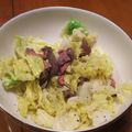 ごへいもちらぶ's cooksnap of when they made パストラミビーフとキャベツのレモン和え.