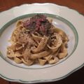ごへいもちらぶ's cooksnap of when they made ☆ポルチーニ茸とパストラミビーフのクリームソースパスタ☆.