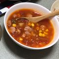 おぐお's cooksnap of when they made 簡単！ヤミツキ！もち麦のトマトスープ♪.