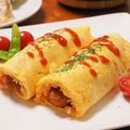 イコ助's cooksnap of when they made ジョンソンヴィルスティックオムライス.