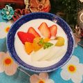 虹色♪︎ちゅーりっぷ's cooksnap of when they made フルーツヨーグルト.