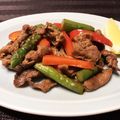 Akosua's cooksnap of when they made 牛肉のさっぱりコク旨☆エスニック炒め.