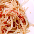 むぉいぴー's cooksnap of when they made 簡単！ピリ辛♪もやしとカニカマの中華あえ.