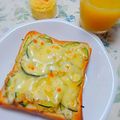 うたかた。's cooksnap of when they made 新玉ねぎ！春の美味しいシンプルトースト♪.