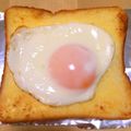 ステルトミチル's cooksnap of when they made ラピュタのパズーパン 目玉焼きトースト.
