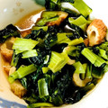 月とぱんだ's cooksnap of when they made 小松菜とちくわの炒め物.