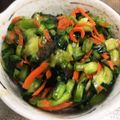 kokeshi♪'s cooksnap of when they made 小松菜のパリパリネバネバ即席漬け.