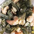 1男4女のママ's cooksnap of when they made ピリッ✨さやえんどうと小エビのマヨサラダ.