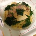 白竜君のママ's cooksnap of when they made 菜の花と筍のパスタ.