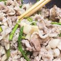 clovers＊'s cooksnap of when they made 豚肉とアスパラガスとエリンギのバター醤油.