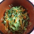 クックTMZIXD☆'s cooksnap of when they made 水菜と人参ときゅうりのナムル.