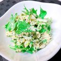 ☆３匹の子ぶた☆'s cooksnap of when they made 春菊の アオサ香る 幸せ白和え♫.