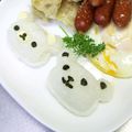 ☆ありか358☆'s cooksnap of when they made キャラおにぎり（≧∇≦）パンダと一緒に♬.