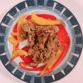 ♬流♬'s cooksnap of when they made ✿牛肉のスパイシー炒め✿.