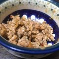 ざらざら's cooksnap of when they made ピリ辛黒酢そぼろ.