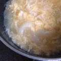 Km！'s cooksnap of when they made 甘くておいし～かきたま汁.