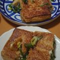 クックABAW4G☆'s cooksnap of when they made 厚揚げネギ味噌挟み焼き.