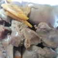 ドラかおり's cooksnap of when they made 普通にとり肝煮*・(*´∀`*)・*.