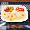 ちゃぴ♥'s cooksnap of when they made 人参と葉物野菜のお粥【離乳食初期】.