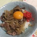 ホッカホカ's cooksnap of when they made 美味しい◎我が家の牛丼◎.