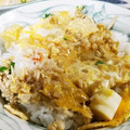なおきんとん's cooksnap of when they made えのきとネギの卵とじ丼.