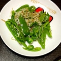 ____0027's cooksnap of when they made 簡単和総菜☆ピーマンとしらすの白だし炒め.