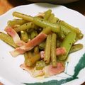 ばく★ちく's cooksnap of when they made お酒が進む！フキのペペロンチーノ.