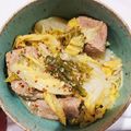 りりゆぅ's cooksnap of when they made 豚肉と春キャベツのマスタード煮込み.