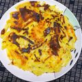 nosso's cooksnap of when they made じゃが芋とキャベツのチヂミ風★.