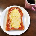 クック7YH7SY☆'s cooksnap of when they made ＊ゆで卵で！簡単マヨたまチーズトースト＊.