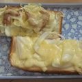 きらり流れ星's cooksnap of when they made ✿キャベツナ味噌マヨチーズトースト✿.